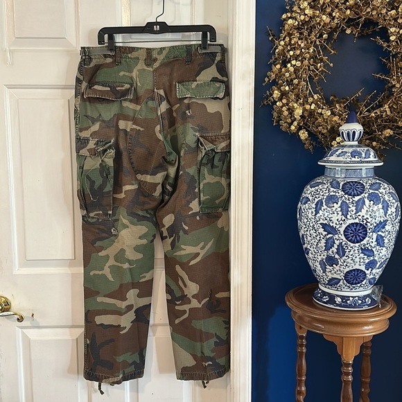 Men’s Vintage 1989 MCX Woodland Camo Pants Waist 31” -35” Inseam 29.5”-32.5” - Picture 5 of 11